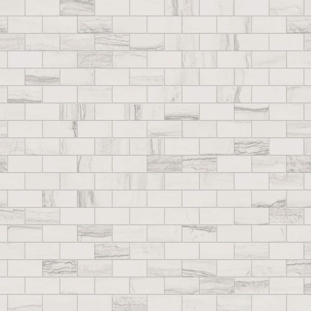 Impero New England Brick 11.75 in. x 11.75 in. Marble Look Porcelain Mosaic Floor and Wall Tile (9.69 sq. ft./ Case) price history on PriceWatchPro