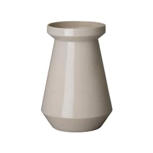 14.5 in Gray Ceramic Vic Vase
