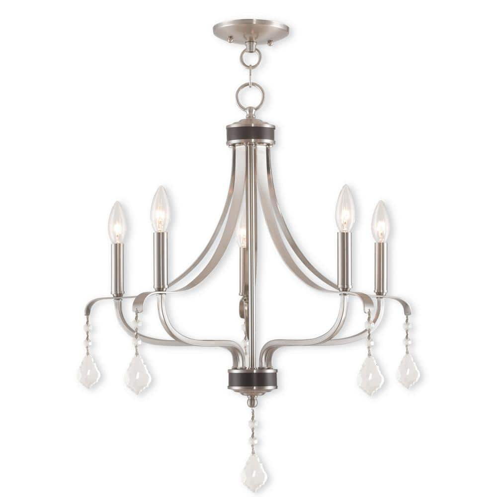 berger 5 light chandelier