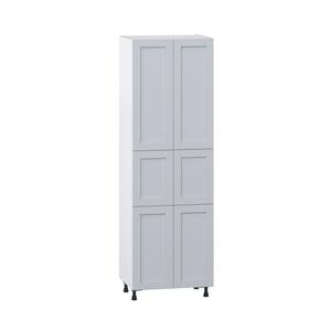 LIFEART CABINETRY LaPort Assembled 18x90x24 in. 2 Doors Tall Pantry with 6 Shelves in Classic White