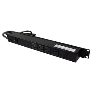 Wiremold 6-Outlet 15 Amp Rackmount Power Strip, 6 ft. Cord