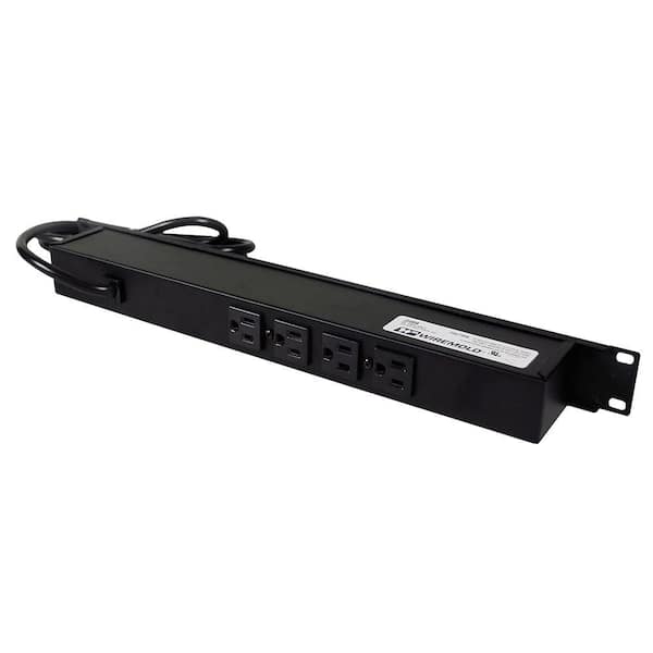 Legrand Wiremold 6-Outlet 15 Amp Rackmount Power Strip, 6 ft. Cord