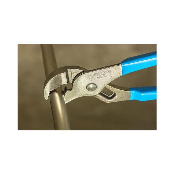 Channellock 9-1/2 in. V-Jaw Tongue and Groove Pliers 422 - The