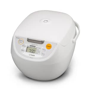 Micom 10-Cup White Rice Cooker with Tacook Cooking Plate