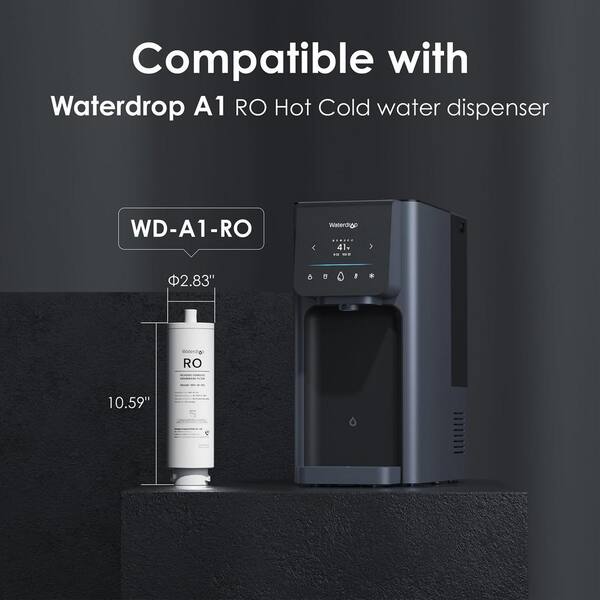 Waterdrop Reverse Osmosis Hot Cold Water Dispenser, A1