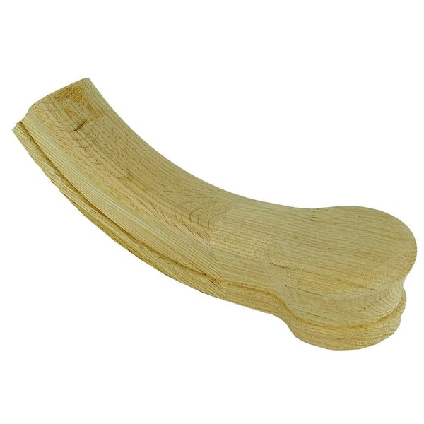 EVERMARK Stair Parts 7010 Unfinished Red Oak Starting Easing Stair Handrail Fitting