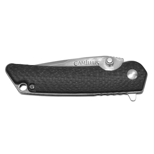  Cool Hand 3.75'' Carbon Fiber Folding Knife, w/ 2.75