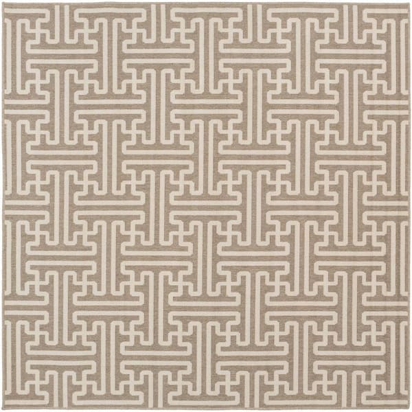 Artistic Weavers Balmhorn Taupe 9 ft. x 9 ft. Square Indoor/Outdoor Area Rug