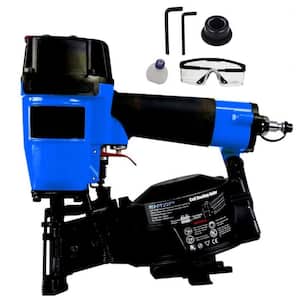 Roofing Nail Gun 3/4 in. to 1-3/4 in. Coil Nails 120-Pieces Load Capacity Coil Nailer Roof Safety Tool (1-Pack)