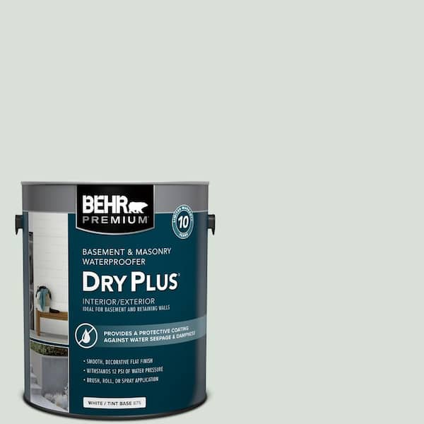 BEHR PREMIUM 1 gal. #BW-16 Light Cypress Flat Interior/Exterior Dry Plus Basement & Masonry Waterproofer