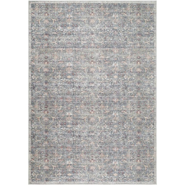 Livabliss Vivir Mary Green/Beige Traditional 4 ft. x 6 ft. Indoor Area Rug