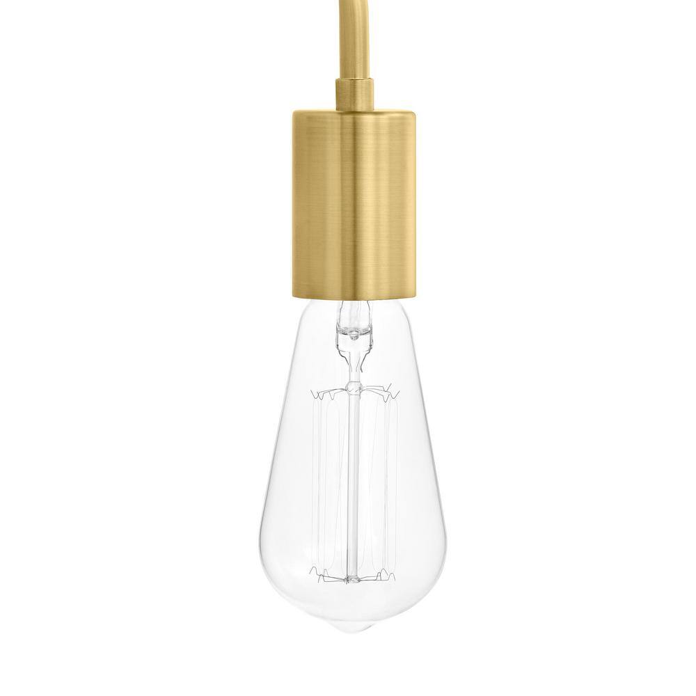 Gold and Faux Marble 12.5in Dimmable Metal Bathroom Vanity Light Fixture