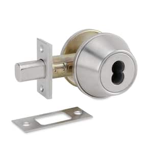 200 Series Grade 3 Stainless Steel Single Cylinder Tubular Deadbolt with IC Less Core