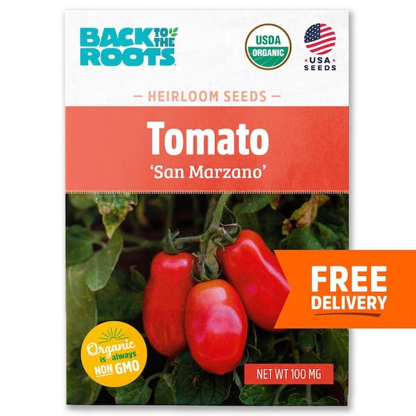Organic Tomato San Marzano Heirloom Vegetable Seeds