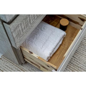 Formosa 72 in. W x 20 in. D x 20 in. H Bath Vanity in Ash with Vanity Top in White with 2 White Sinks