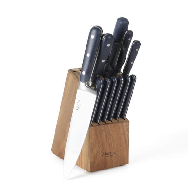 Sabatier 15 Pc. Forged Triple Riveted Cutlery Set In Acacia Wood Block, Cutlery, Household