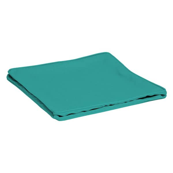 ARDEN SELECTIONS ProFoam 24 in. x 24 in. Outdoor Deep Seat Bottom Cover in Surf Teal