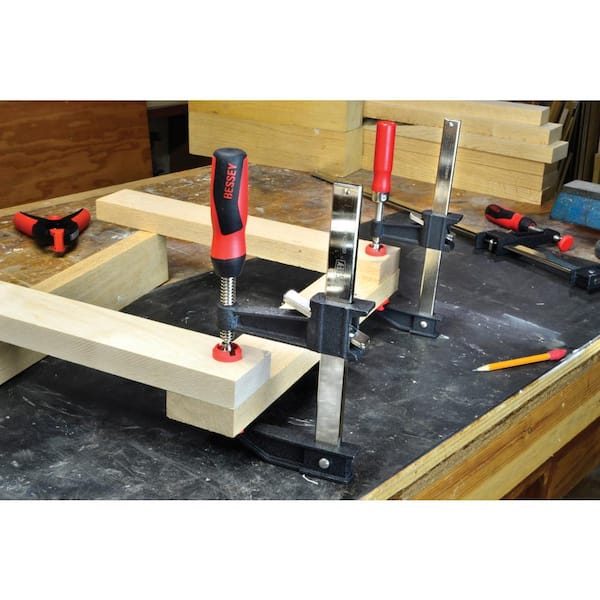 BESSEY Clutch Style 6 in. Capacity Bar Clamp with Wood Handle and 2-1/2 in.  Throat Depth GSCC2.506 - The Home Depot