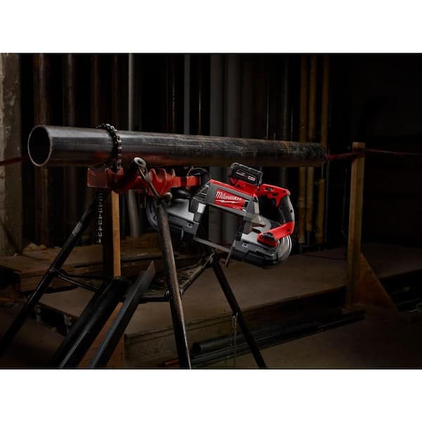 Milwaukee - M18 FUEL 18V Lithium-Ion Brushless Cordless Deep Cut Band Saw with Two 5.0Ah Batteries, Charger, Hard Case