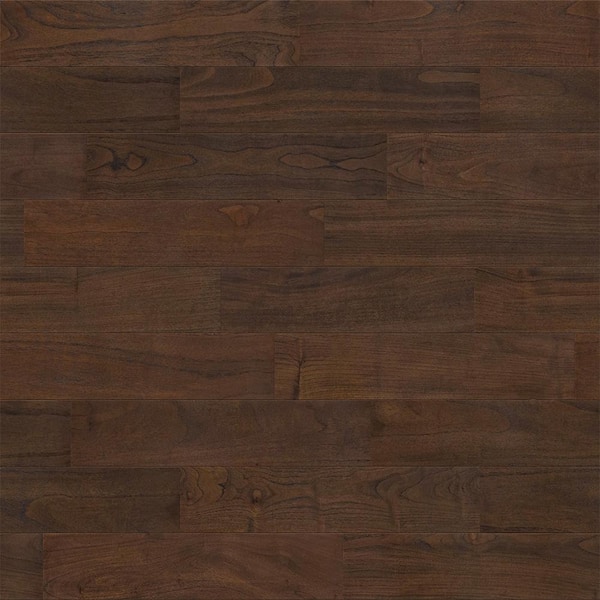 Rome Teak 1/2 in. T x 5 in. W Tongue and Groove Wire Brush Engineered Hardwood Flooring (26.25 sq. ft./Case)