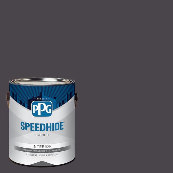 SPEEDHIDE 1 gal. PPG1003-7 Blackhearth Satin Interior Paint