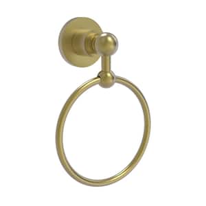 Astor Place Collection Towel Ring in Satin Brass