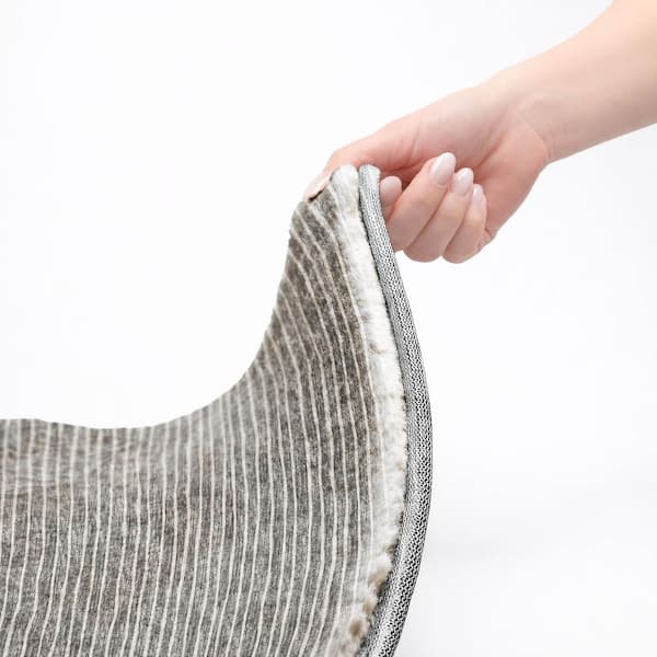 Dream Shag Premium Machine Washable Abstract ADS138 Gray 10 ft. x 14 ft. Area Rug
