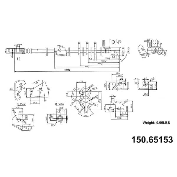 Centric Parts Brake Hydraulic Hose