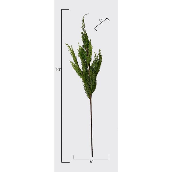 Artificial Winter Cedar Branch - 34