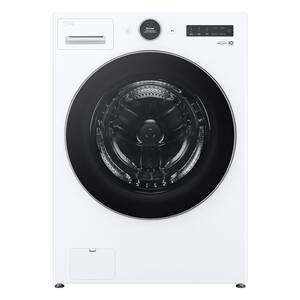 4.5 cu. ft. Ultra Large Front Load Washer with AIDD, TurboWash, Steam and Wi-Fi Connectivity in White