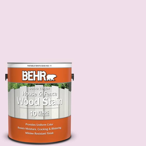 BEHR 1 gal. #M120-1 Pink Proposal Solid Color House and Fence Exterior Wood Stain