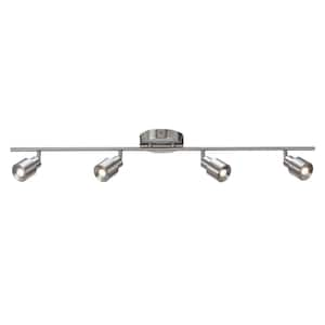 Chappelle 36.63 in. 27-Watt Satin Nickel Integrated LED Flush Mount