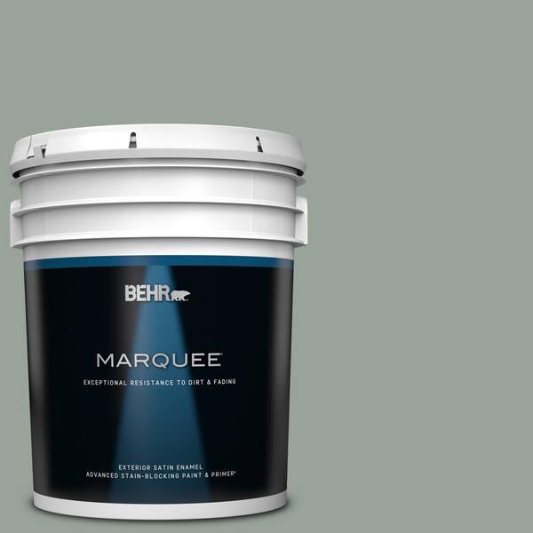 BEHR MARQUEE 5 gal. #700F-4 Pinedale Shores Satin Enamel Exterior Paint & Primer