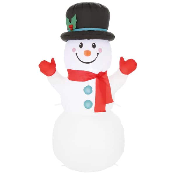 Home Accents Holiday 3.5 ft. Pre-Lit Airblown Inflatable Snowman