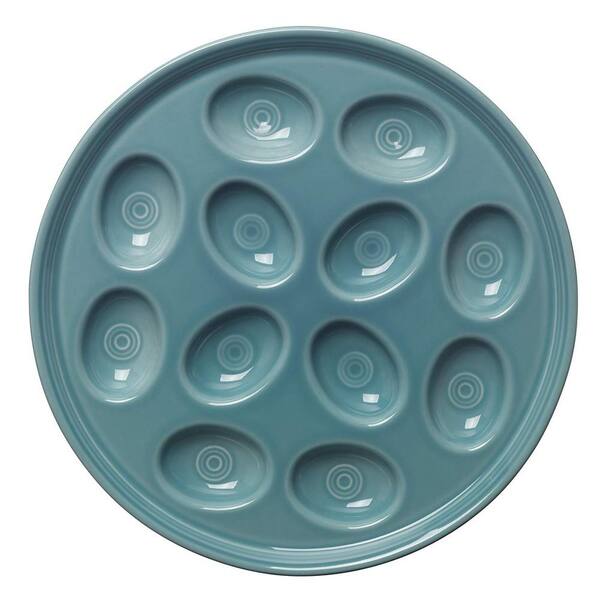 Fiesta 11.25 in. Turquoise Egg Tray