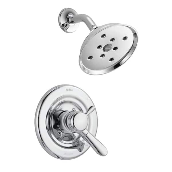 Delta Lahara 1-Handle H2Okinetic Shower Only Faucet Trim Kit in Chrome (Valve Not Included)