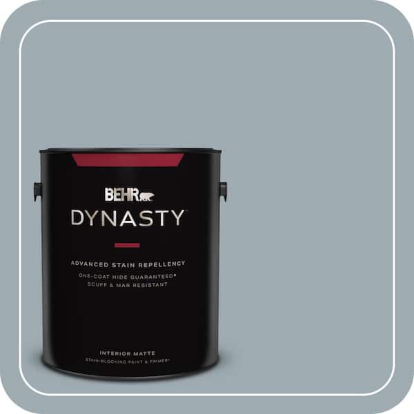 BEHR DYNASTY 1 gal. #ECC-30-1 Pelican Bay Matte Interior Stain-Blocking Paint & Primer