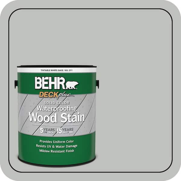 1 gal. #SC-365 Cape Cod Gray Solid Color Waterproofing Exterior Wood Stain