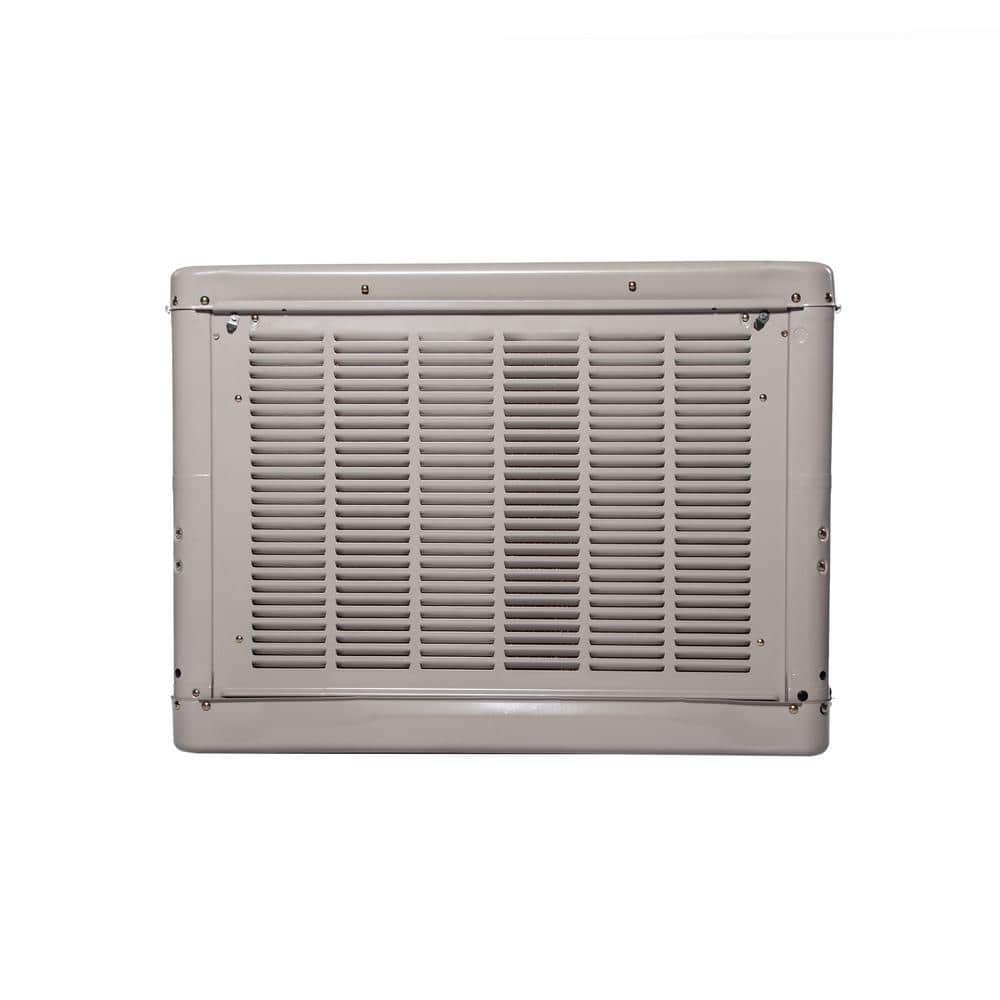 Champion Cooler 3970 CFM 115V 2-Speed Down-Draft Roof Low-Profile Contractor Model Evaporative Cooler for 1820 sq. ft. (with Motor), Cool Sand -  4000C RLD4