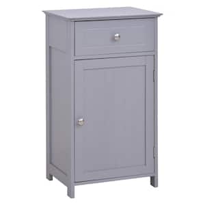 13.5 in. W x 30.25 in. H x 17 in. D Gray Engineered Wood Over-The-Toilet Storage