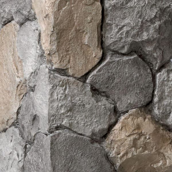 ProWood 8-1/4 in. x 8-1/4 in. x 4-1/2 ft. Gray Composite Fieldstone Fence Postcover