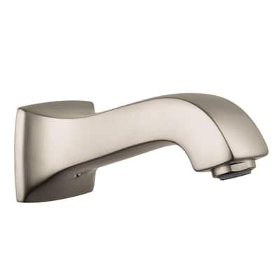 Metris C Tub Spout in Brushed Nickel (Valve Not Included)