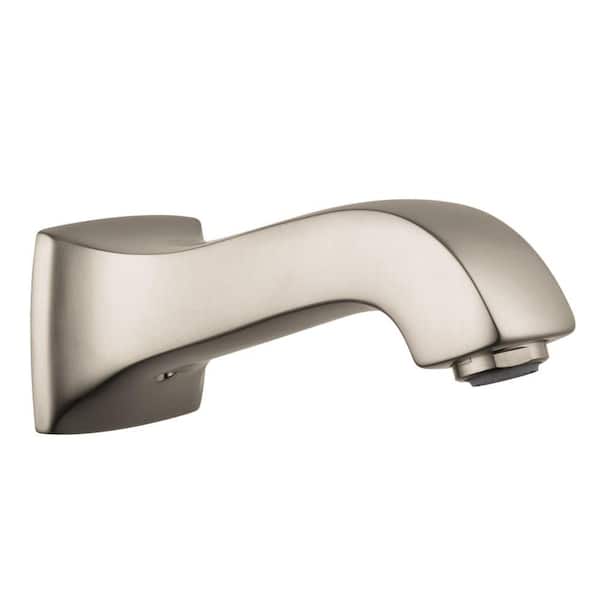 Hansgrohe Metris C Tub Spout in Brushed Nickel (Valve Not Included)
