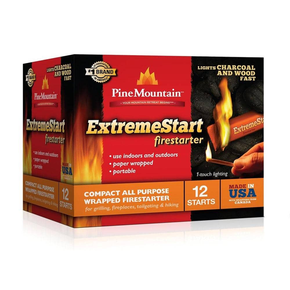 6 4 Start Packs = 24 starts   Fire Starter Details about   Pine Mountain StarterLogg 