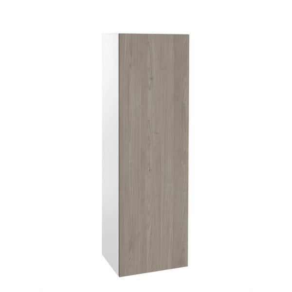 Cambridge Quick Assemble Modern Style, Grey Nordic 9 x 42 in. Wall Kitchen Cabinet (9 in. W x 12 D x 42 in. H)