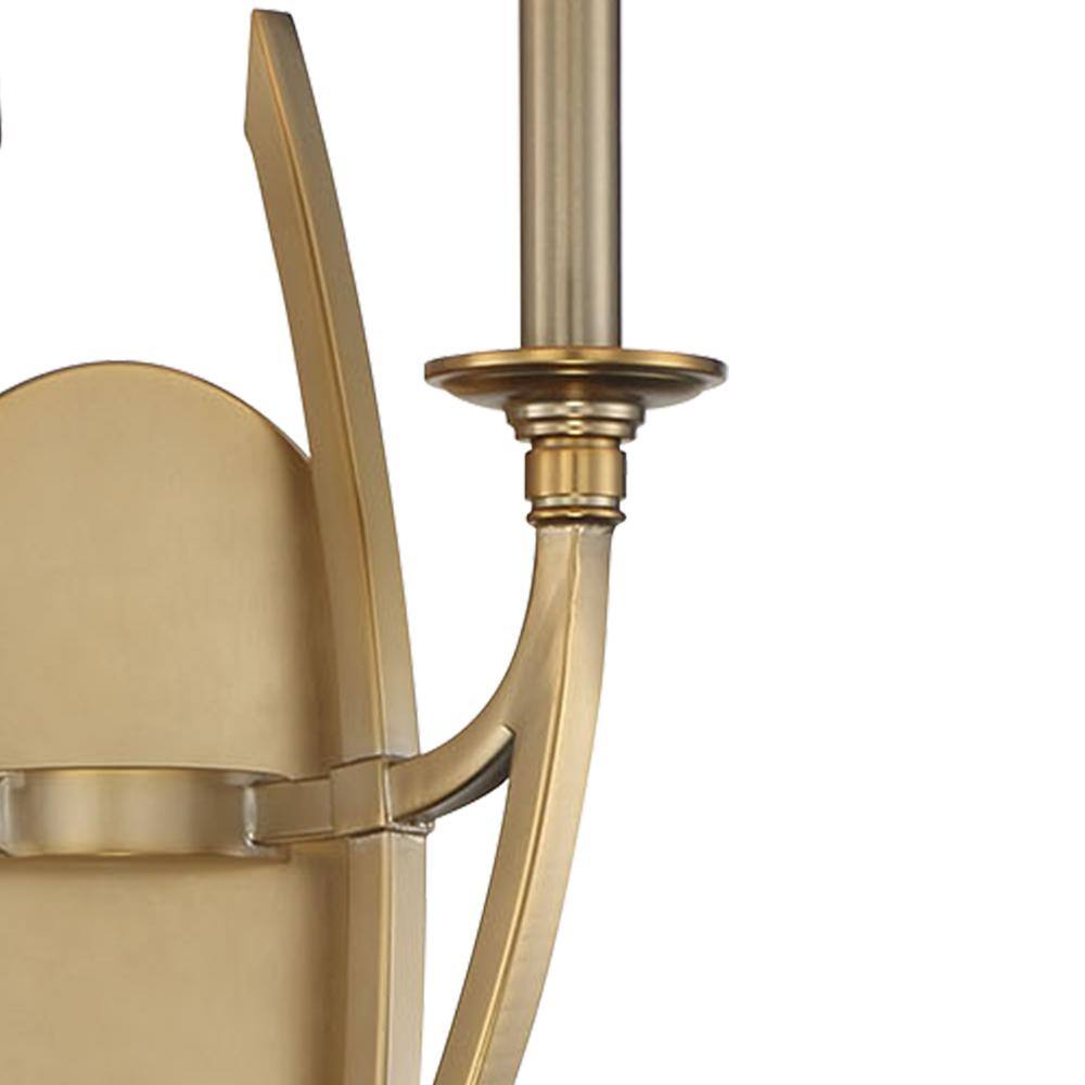 Covent Park 28" Honey Gold 2-Light Wall Sconce