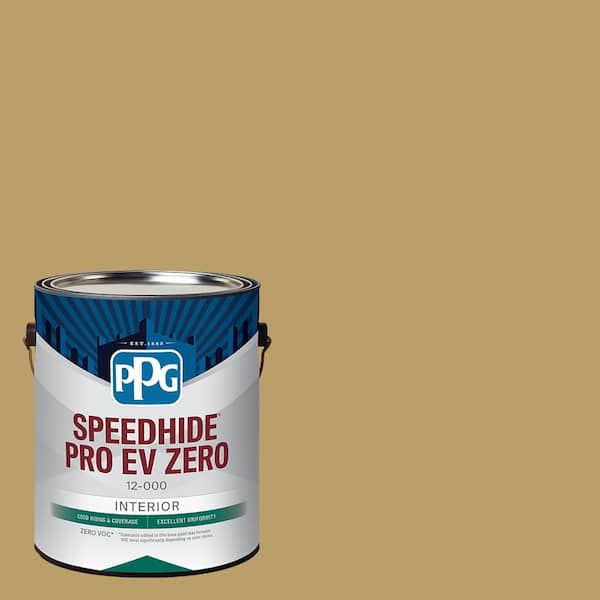PPG SPEEDHIDE Pro-EV Zero 1 gal. PPG1105-6 Buffalo Hide Flat Interior Paint
