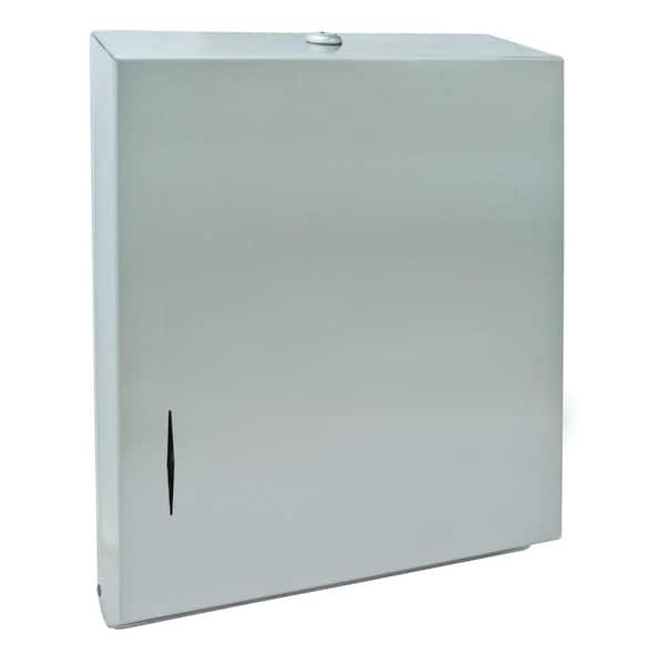 Bradley Bradex Satin Stainless Paper C-Fold/Multi-Fold Towel Dispenser