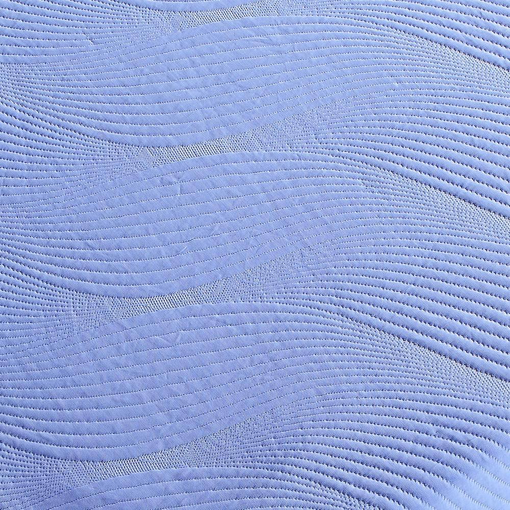Queen Adjustable Metal Frame with Blue Latex Foam Mattress