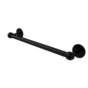 Satellite Orbit Two Collection 36 in. Towel Bar in Matte Black